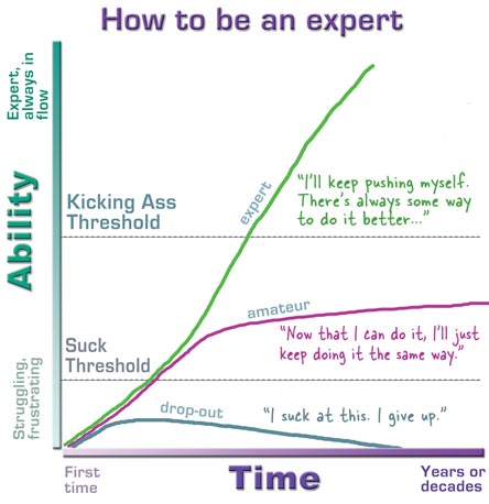 how to be an expert